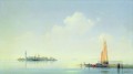 イワン・アイヴァゾフスキー ヴェネツィアの港 サン・ジョルジオ島 海の風景